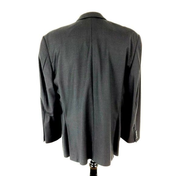 Joseph Abboud Wool 2 Button Blazer 46R Gray Slim Fit 48R‎ - Picture 5 of 10